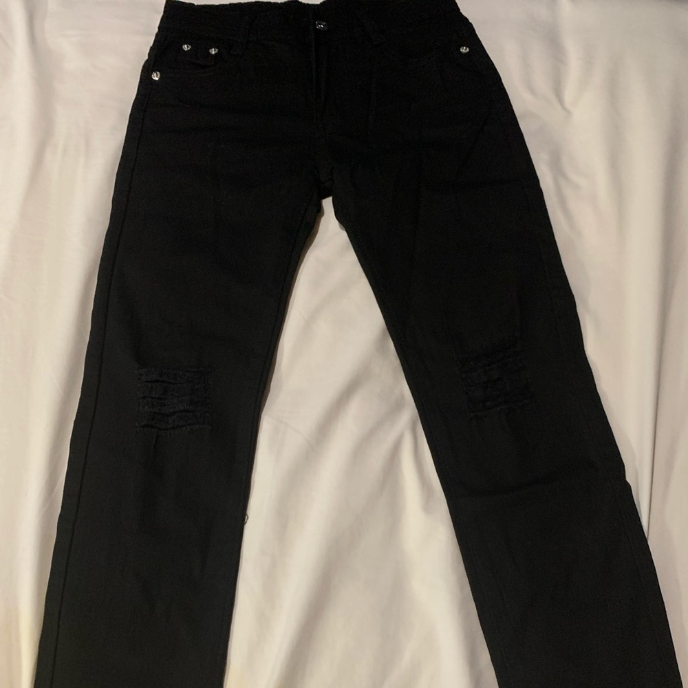 Black jean pants